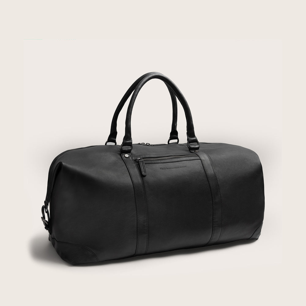 Sac Week-end en Cuir Noir Amaris