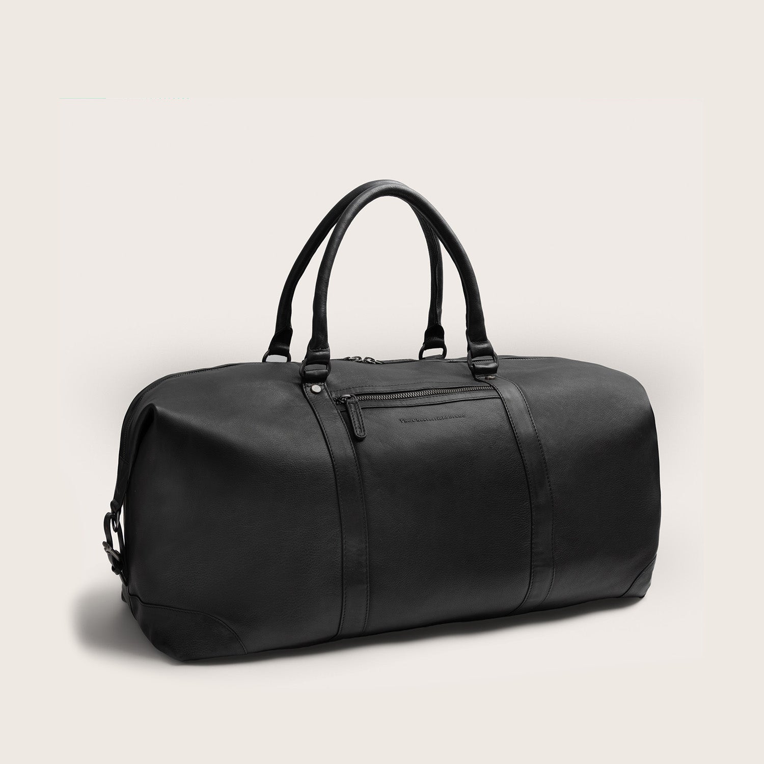 Leder Weekender Schwarz Amaris