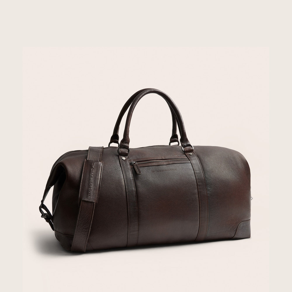 Sac Week-end en Cuir Marron Amaris