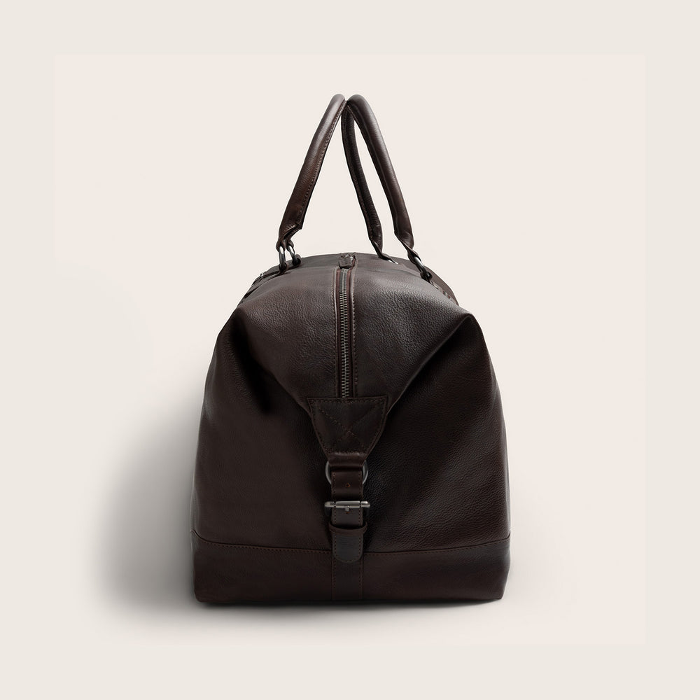 Sac Week-end en Cuir Marron Amaris