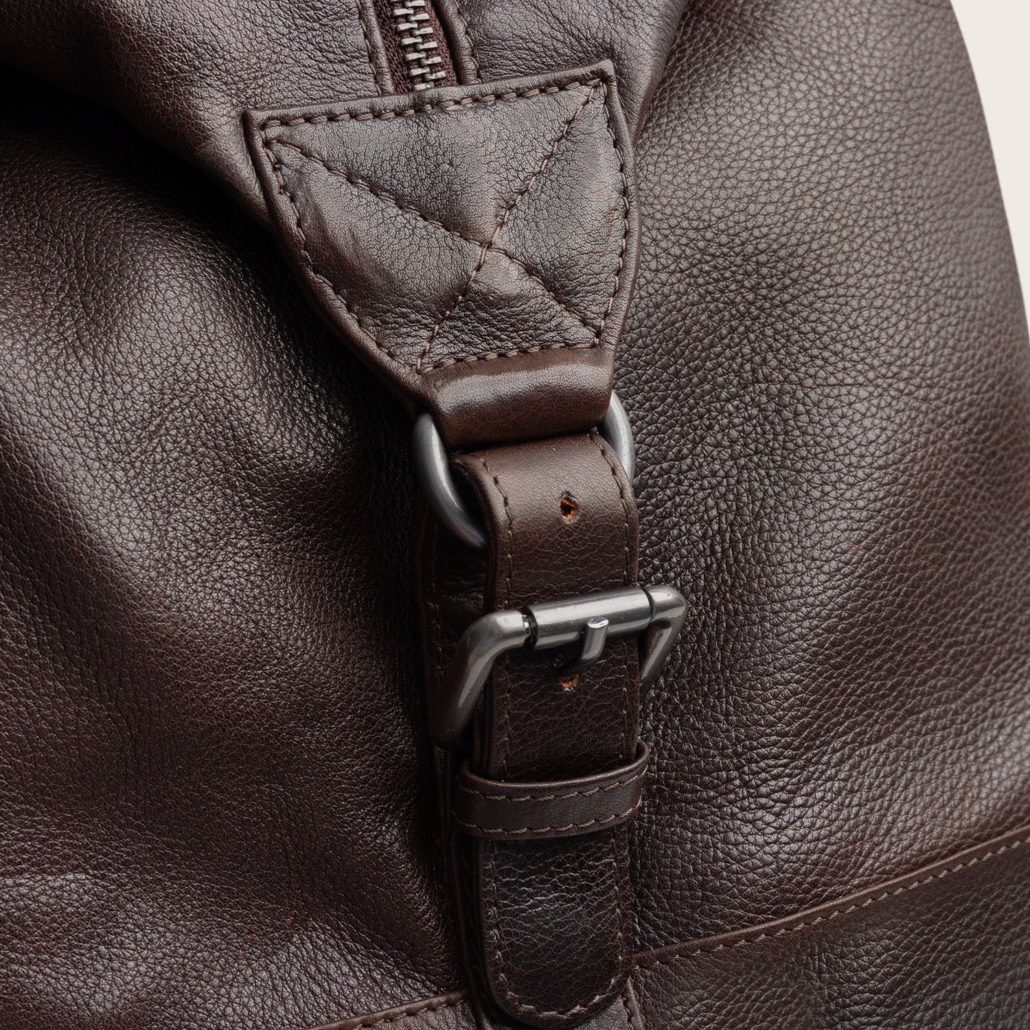 Sac Week-end en Cuir Marron Amaris