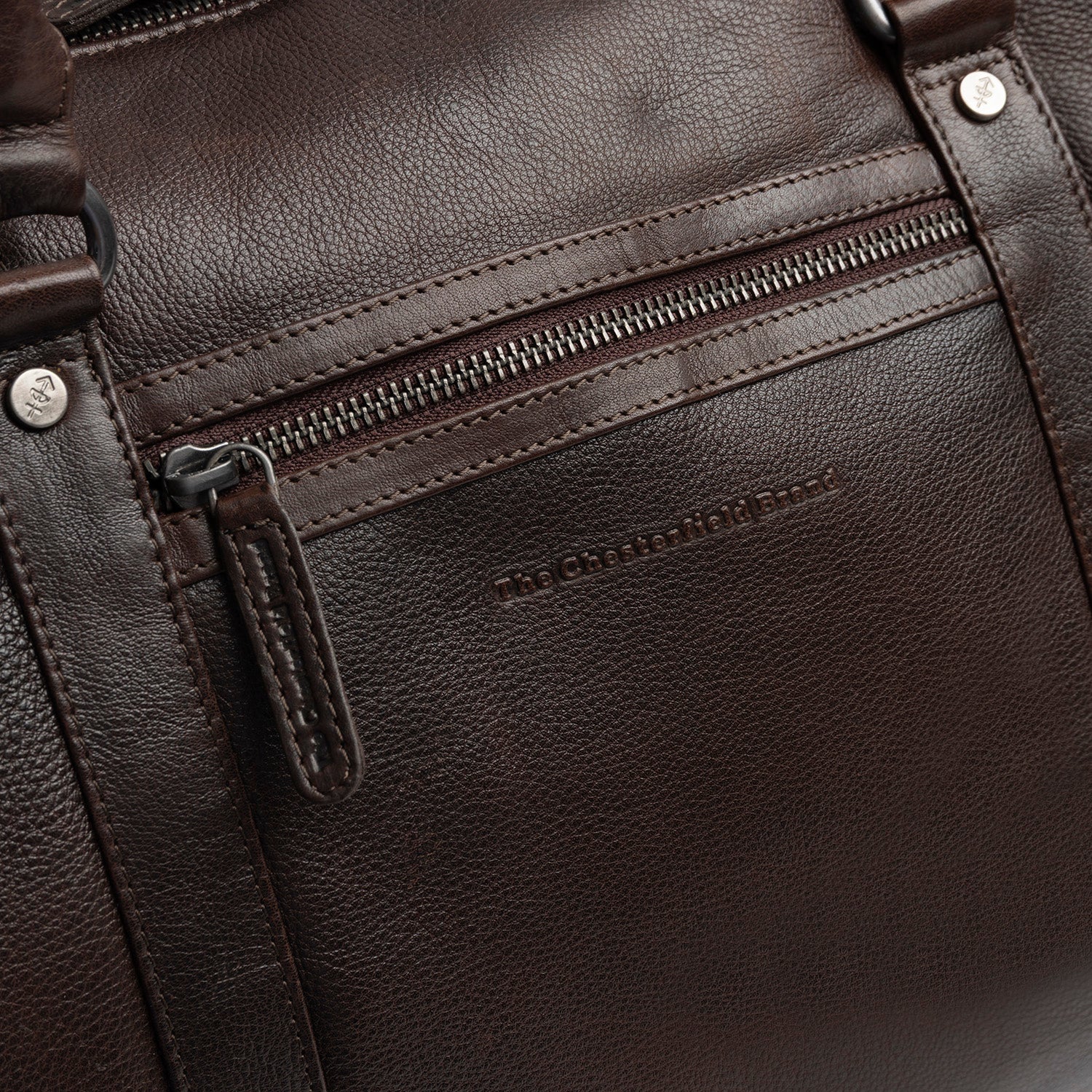 Sac Week-end en Cuir Marron Amaris