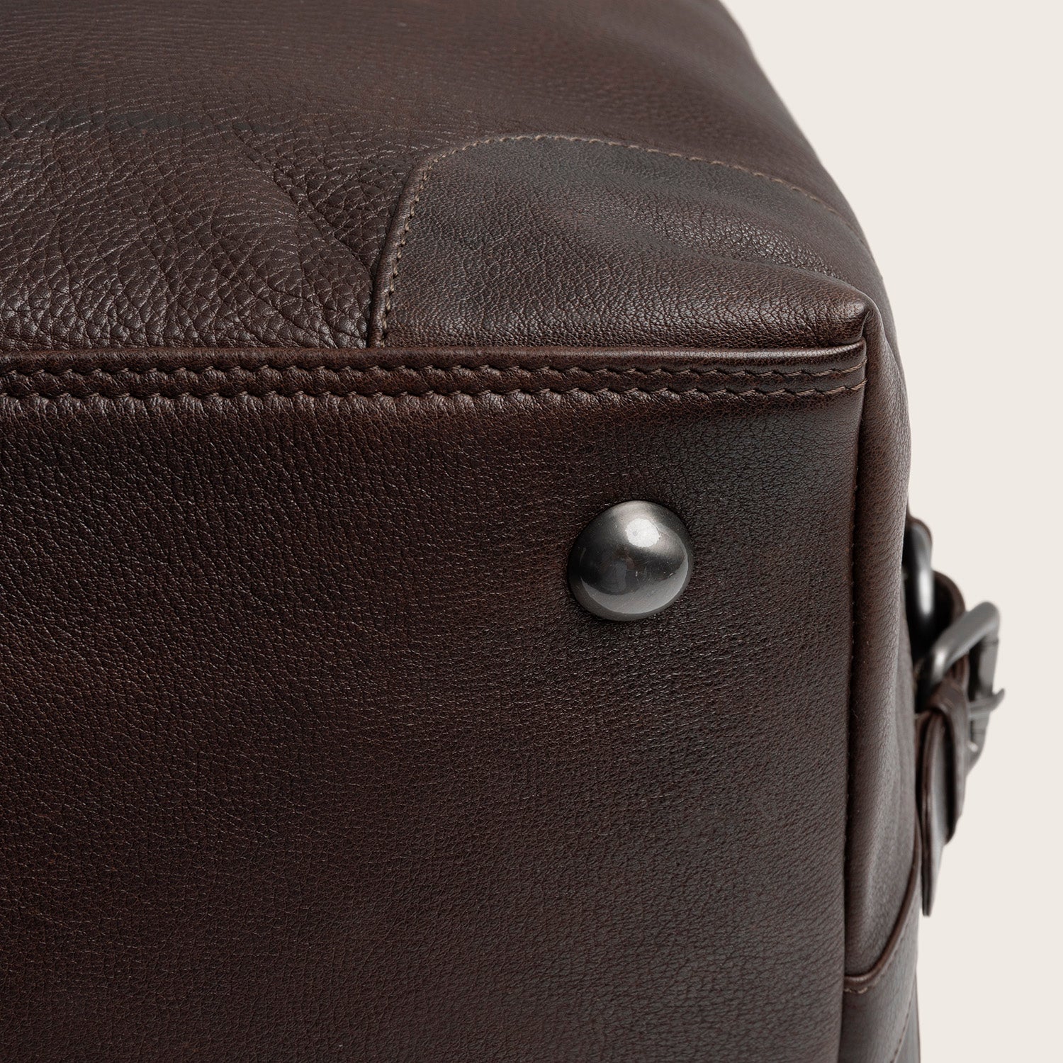 Sac Week-end en Cuir Marron Amaris