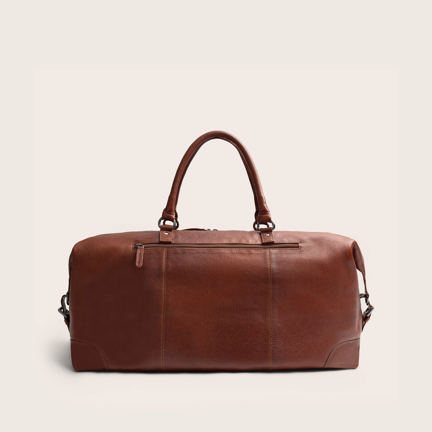 Leren Weekendtas Cognac Amaris
