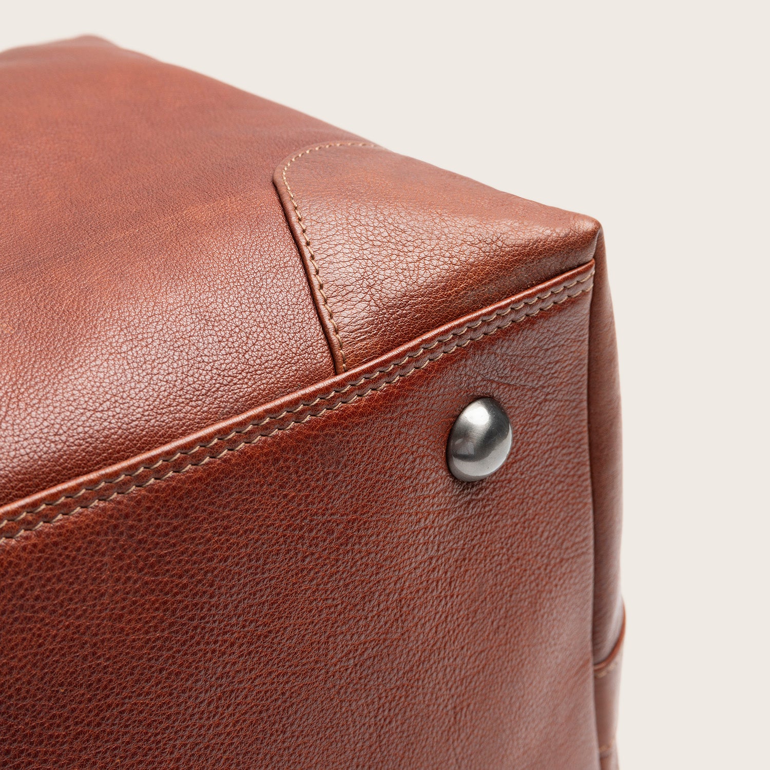 Leren Weekendtas Cognac Amaris