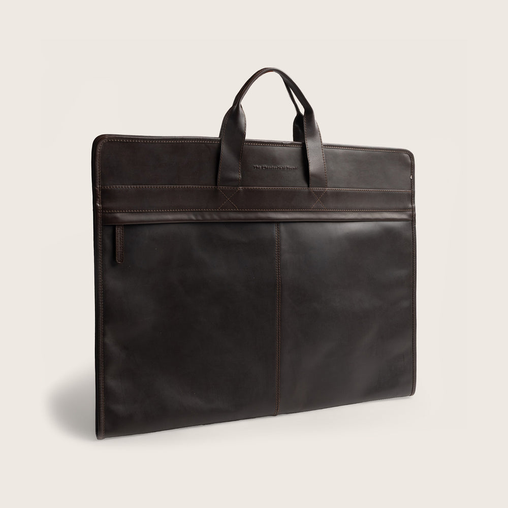 Porte-habits en Cuir Marron Carson