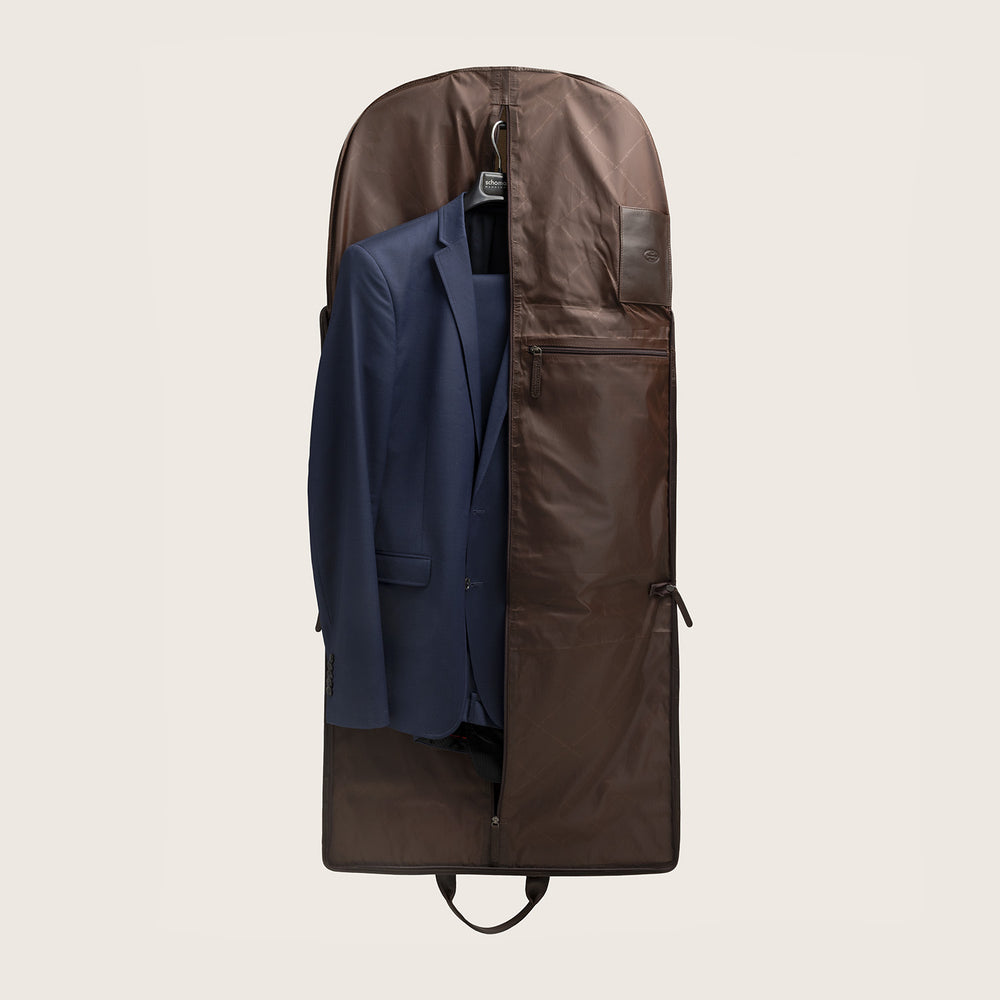 Porte-habits en Cuir Marron Carson
