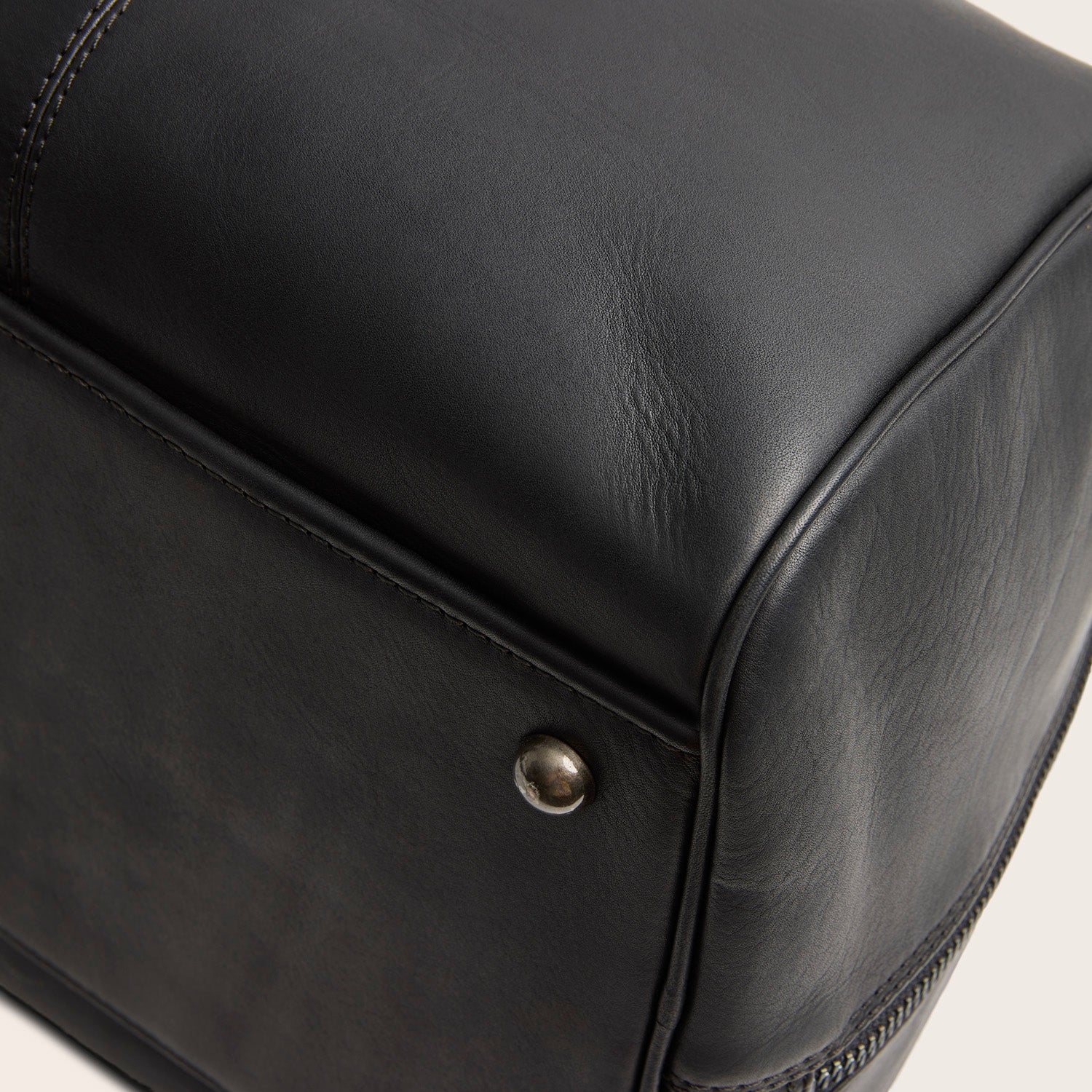 Leder Weekender Schwarz Liam-II
