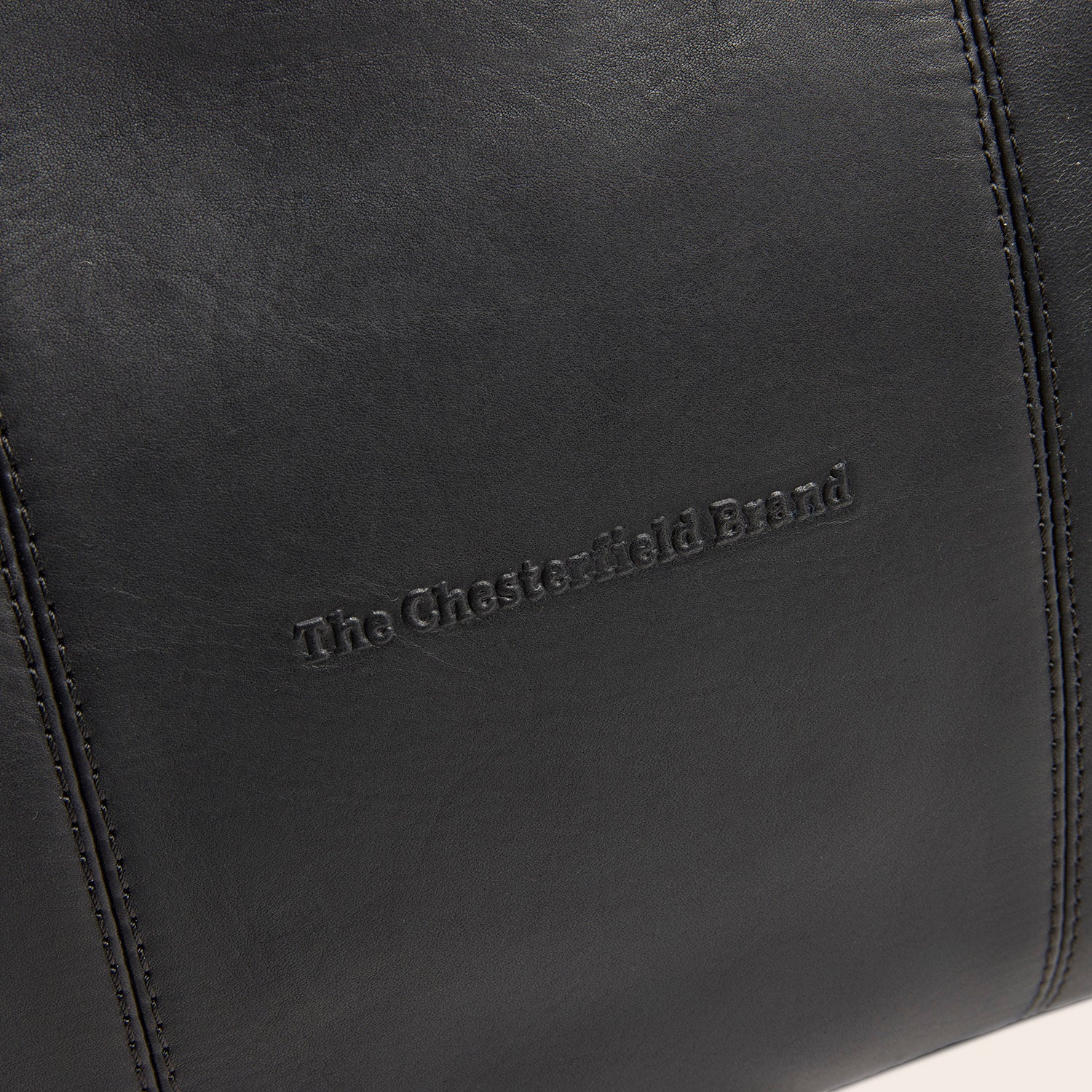 Leder Weekender Schwarz Liam-II
