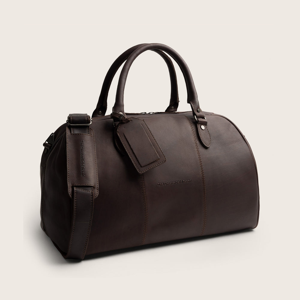 Sac Week-end en Cuir Marron Liam-II