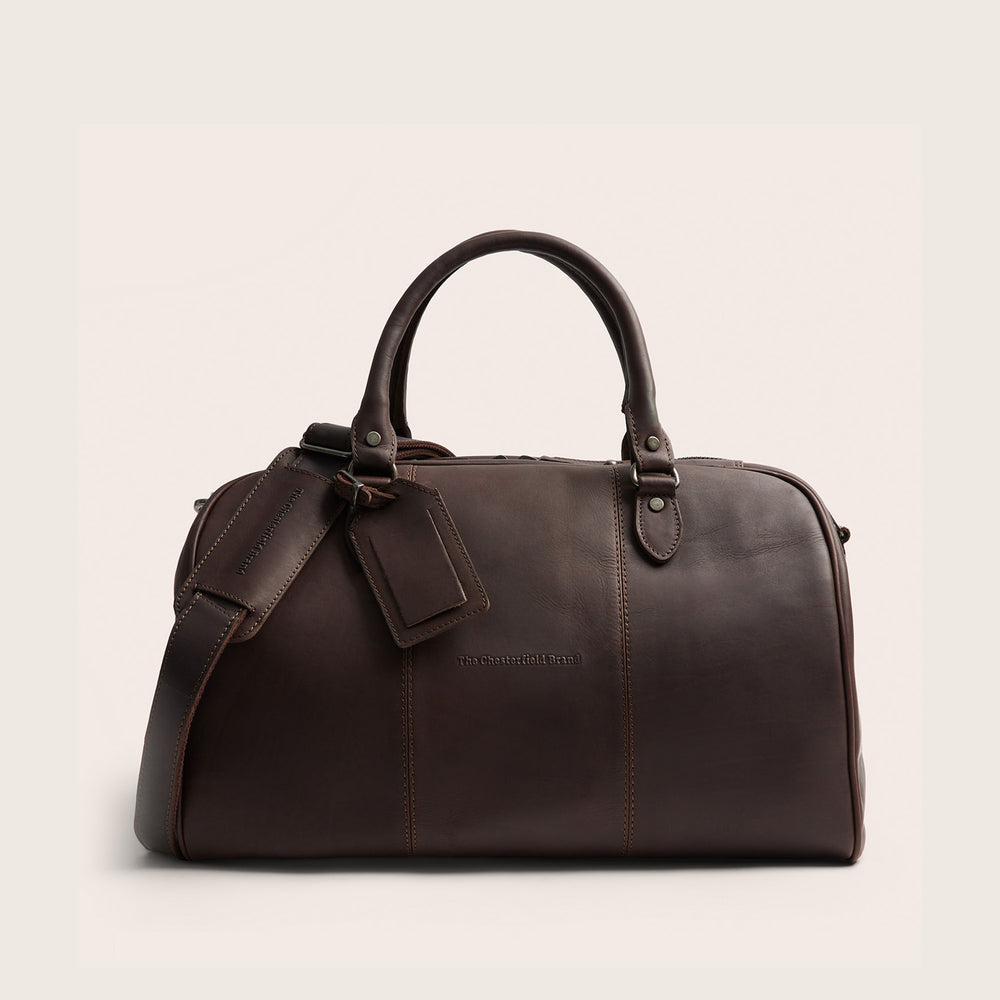 Sac Week-end en Cuir Marron Liam-II
