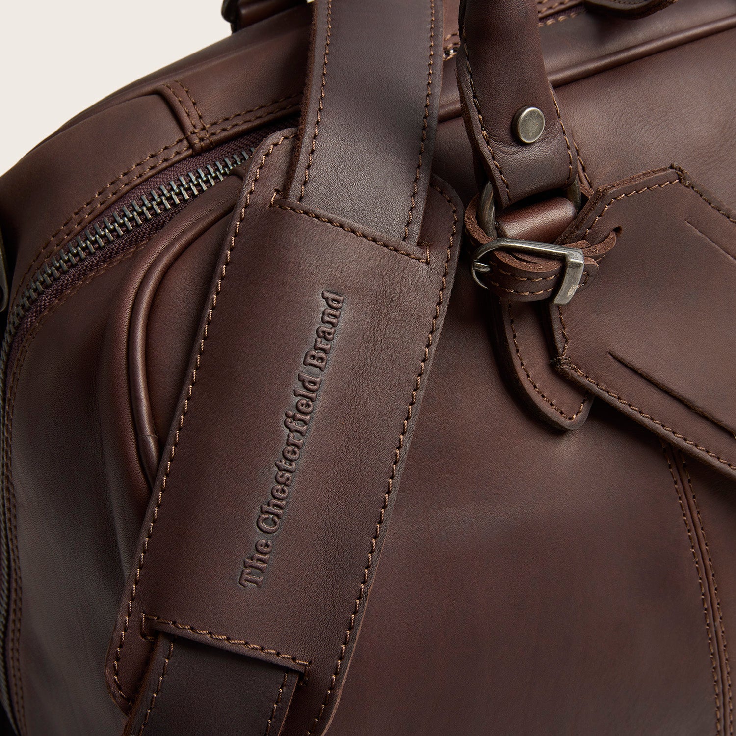 Leder Weekender Braun Liam-II
