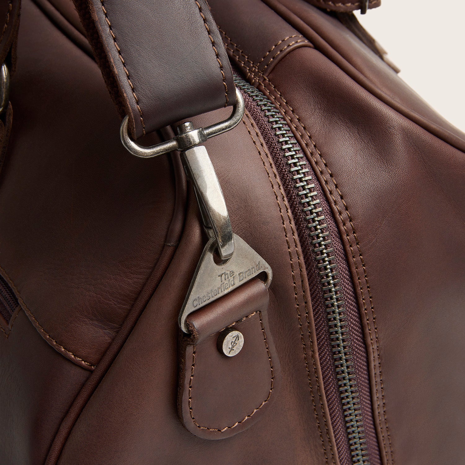 Leder Weekender Braun Liam-II