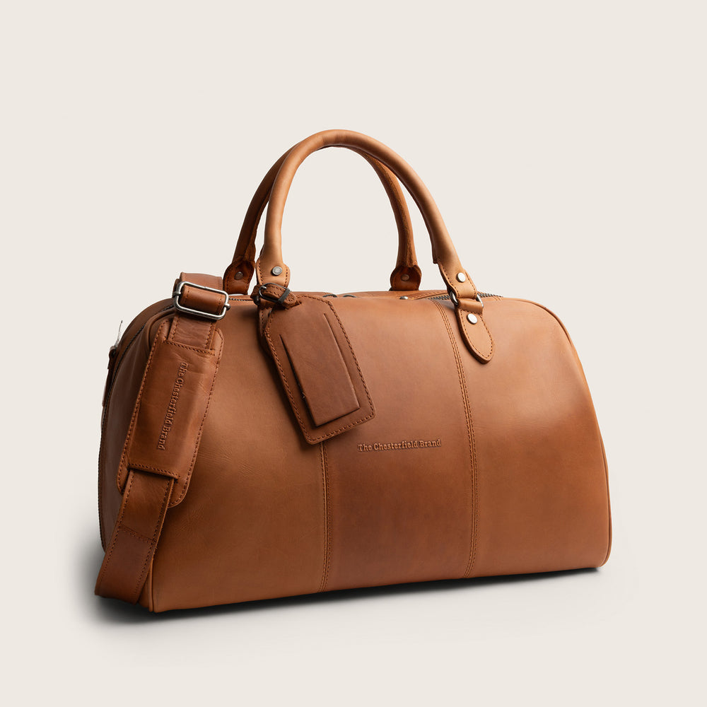 Sac Week-end en Cuir Cognac Liam-II