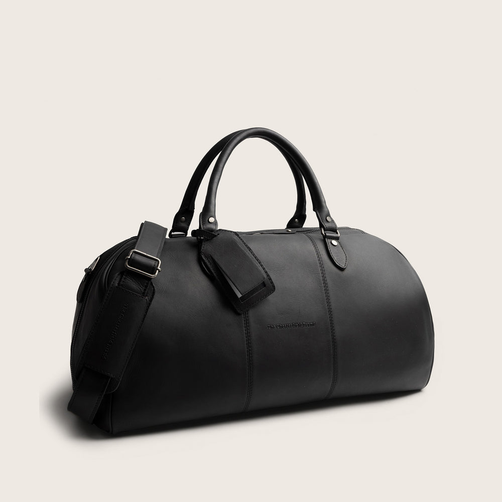 Sac Week-end en Cuir Noir William-II