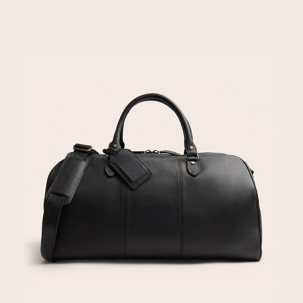 Sac Week-end en Cuir Noir William-II