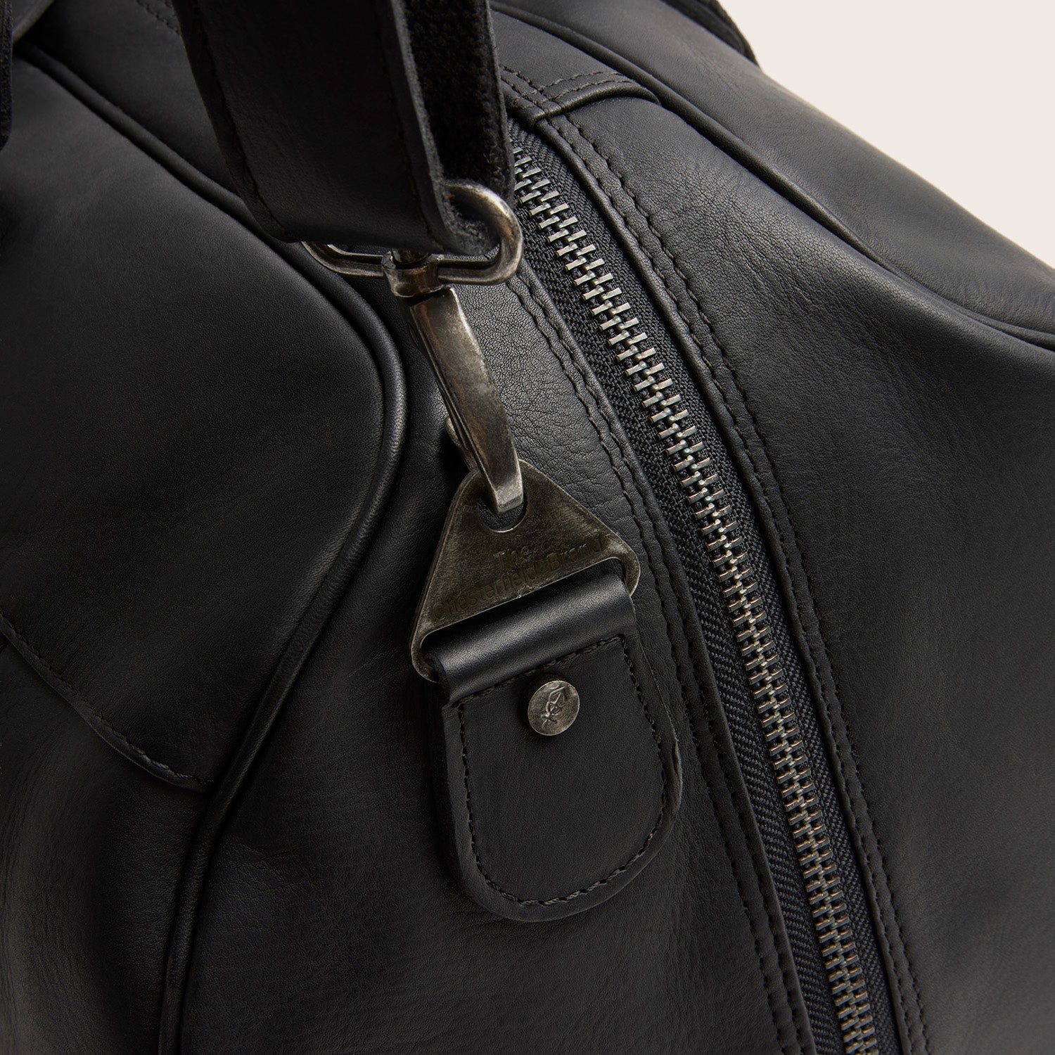 Leder Weekender Schwarz William-II