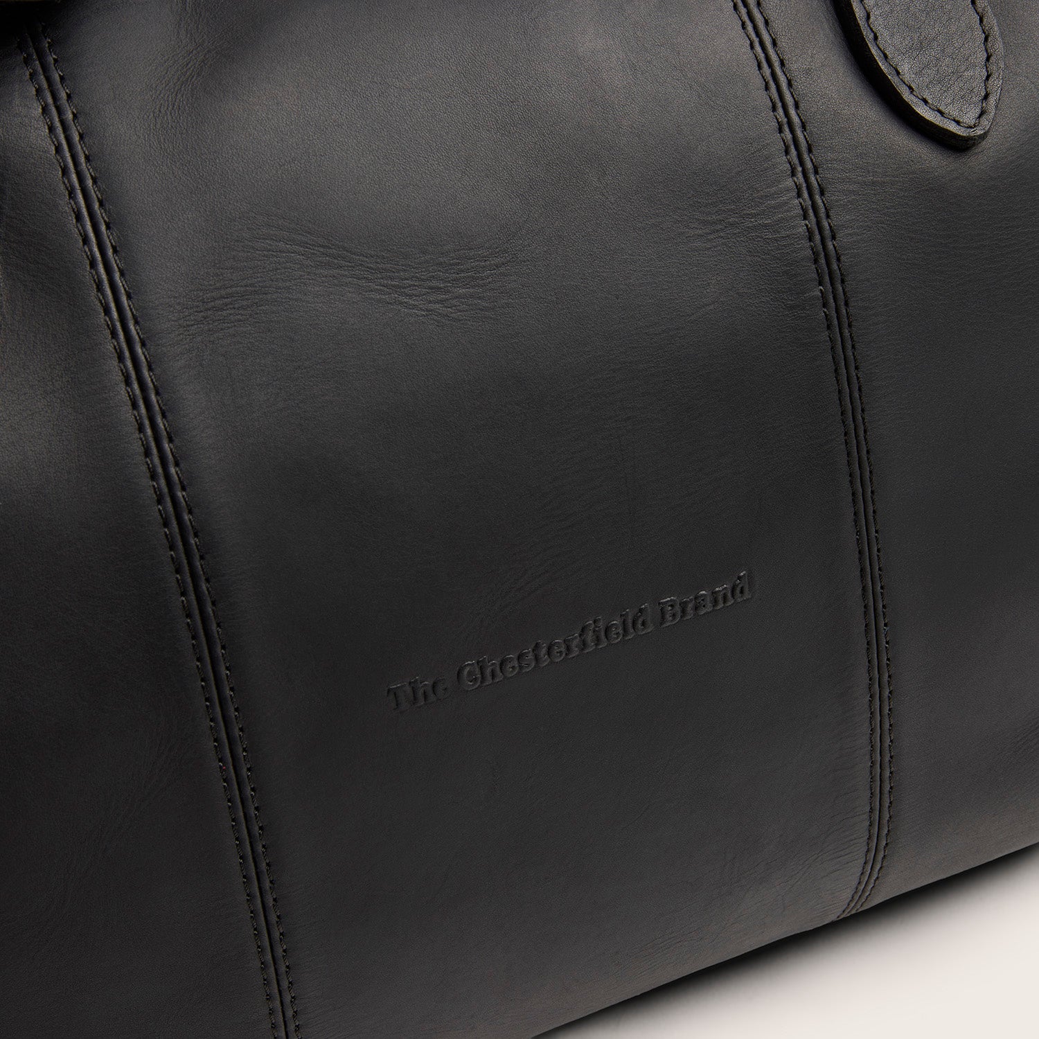 Leder Weekender Schwarz William-II