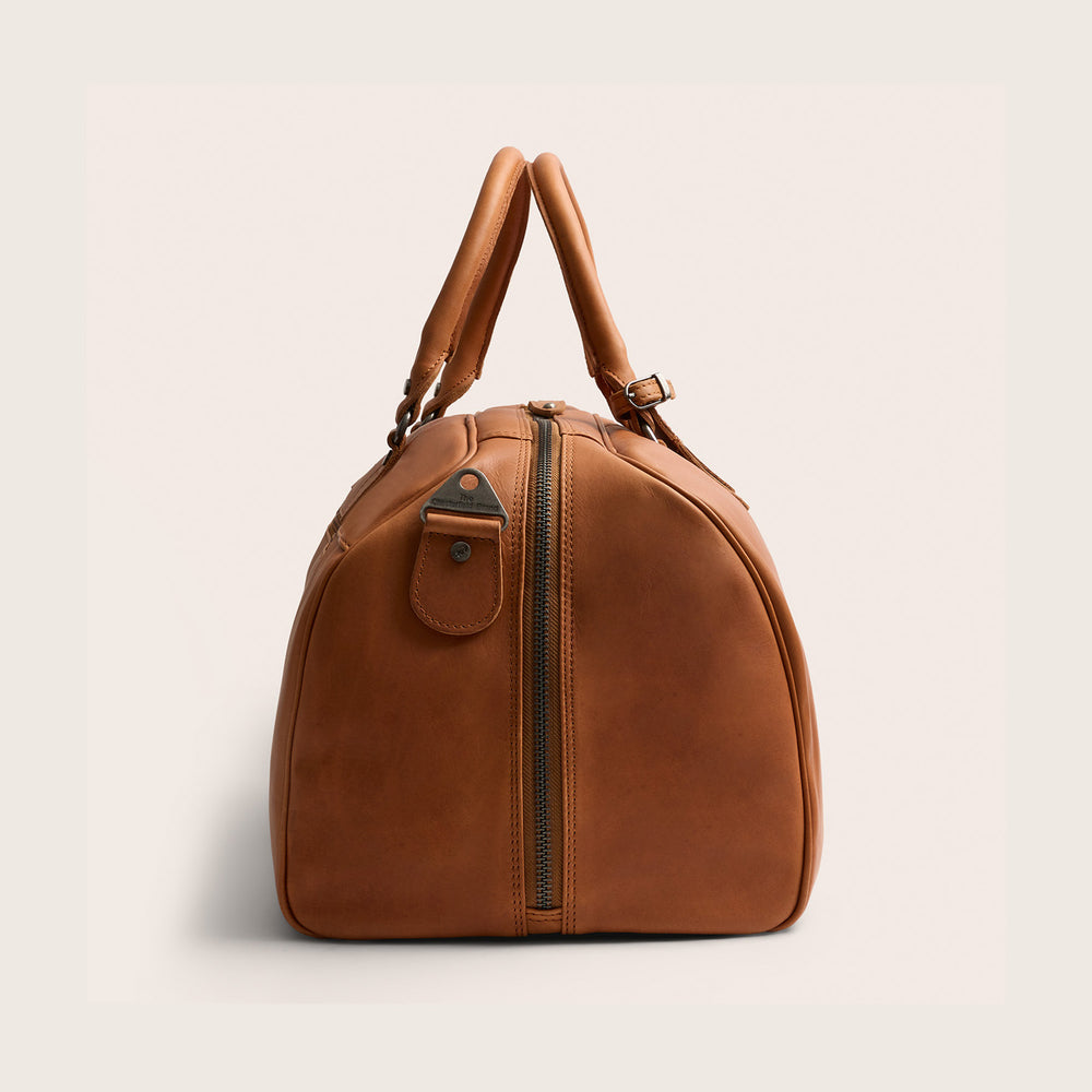 Sac Week-end en Cuir Cognac William-II