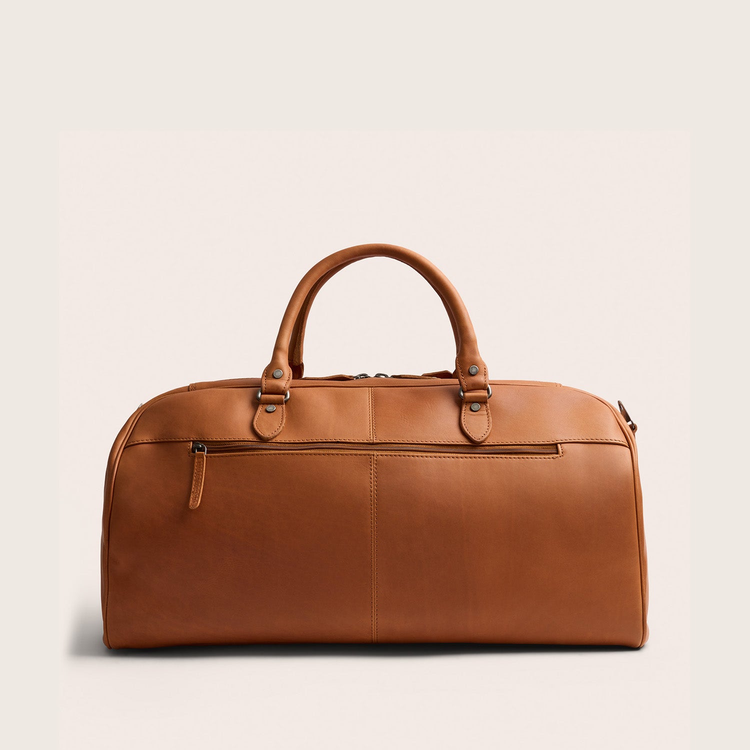 Leren Weekendtas Cognac William-II
