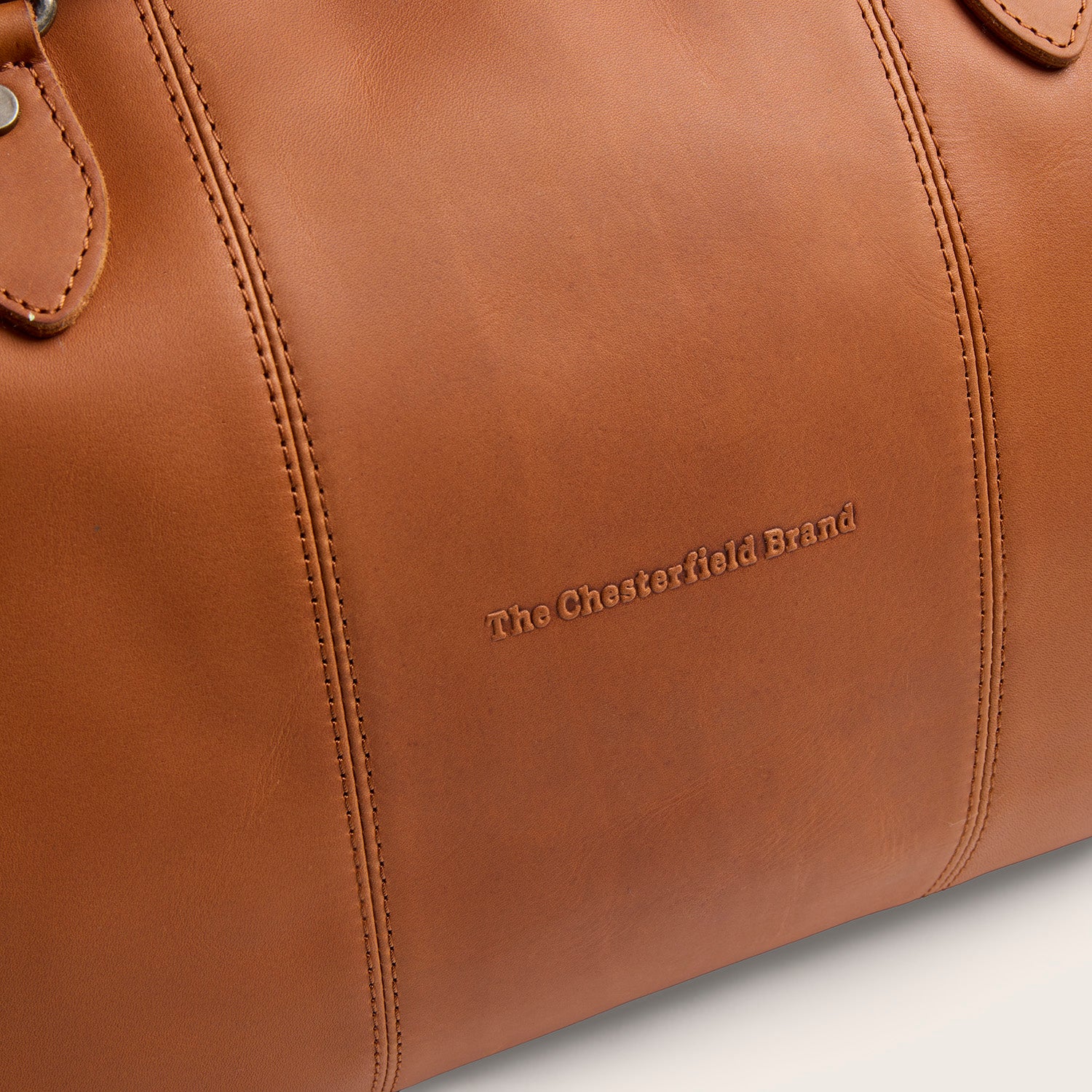 Leren Weekendtas Cognac William-II