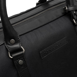 Sac de Voyage en Cuir Noir Tornio