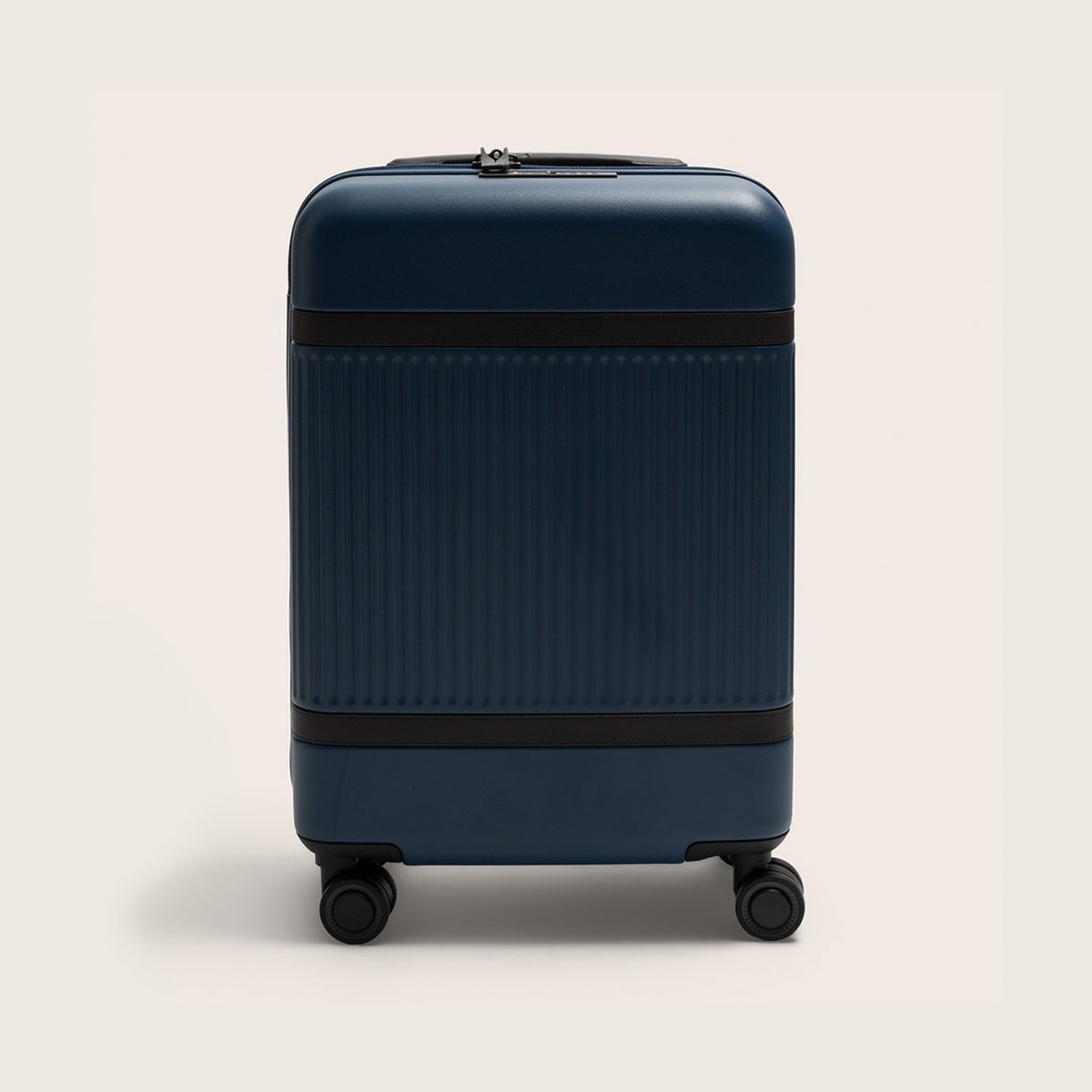 Hand Luggage Suitcase Nordic Navy Zuna, front view