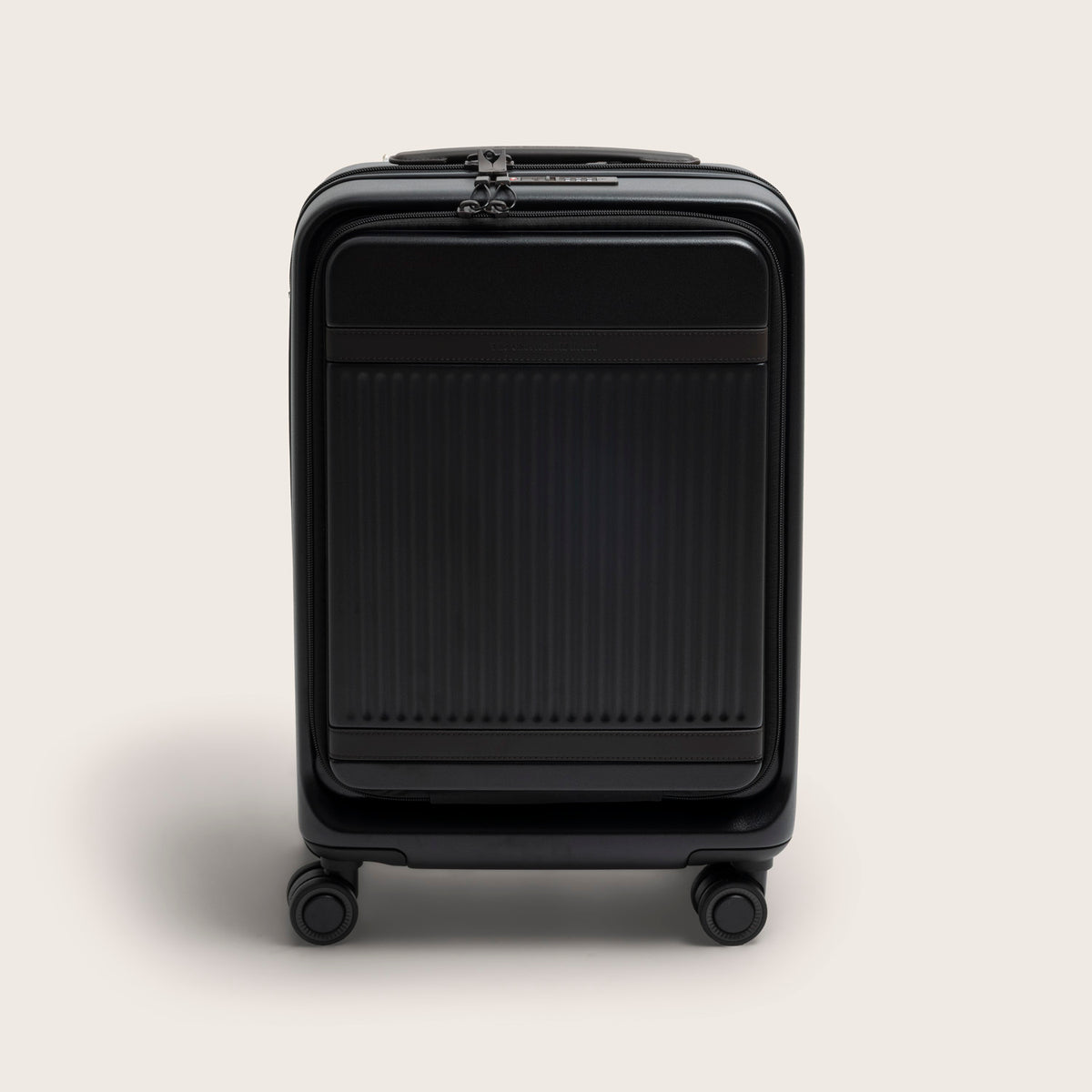Handgepäck Reisekoffer Vortasche Onyx Schwarz Zuna
