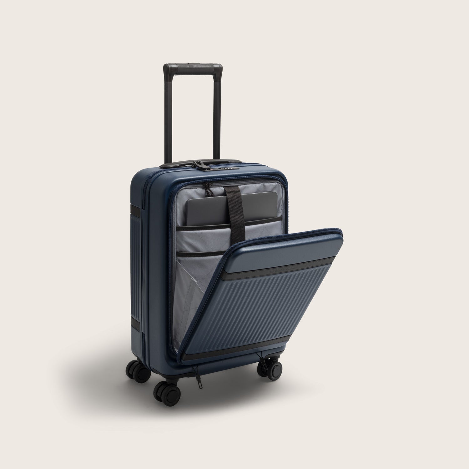 Valise Cabine Poche Frontale Bleu Nordique Zuna
