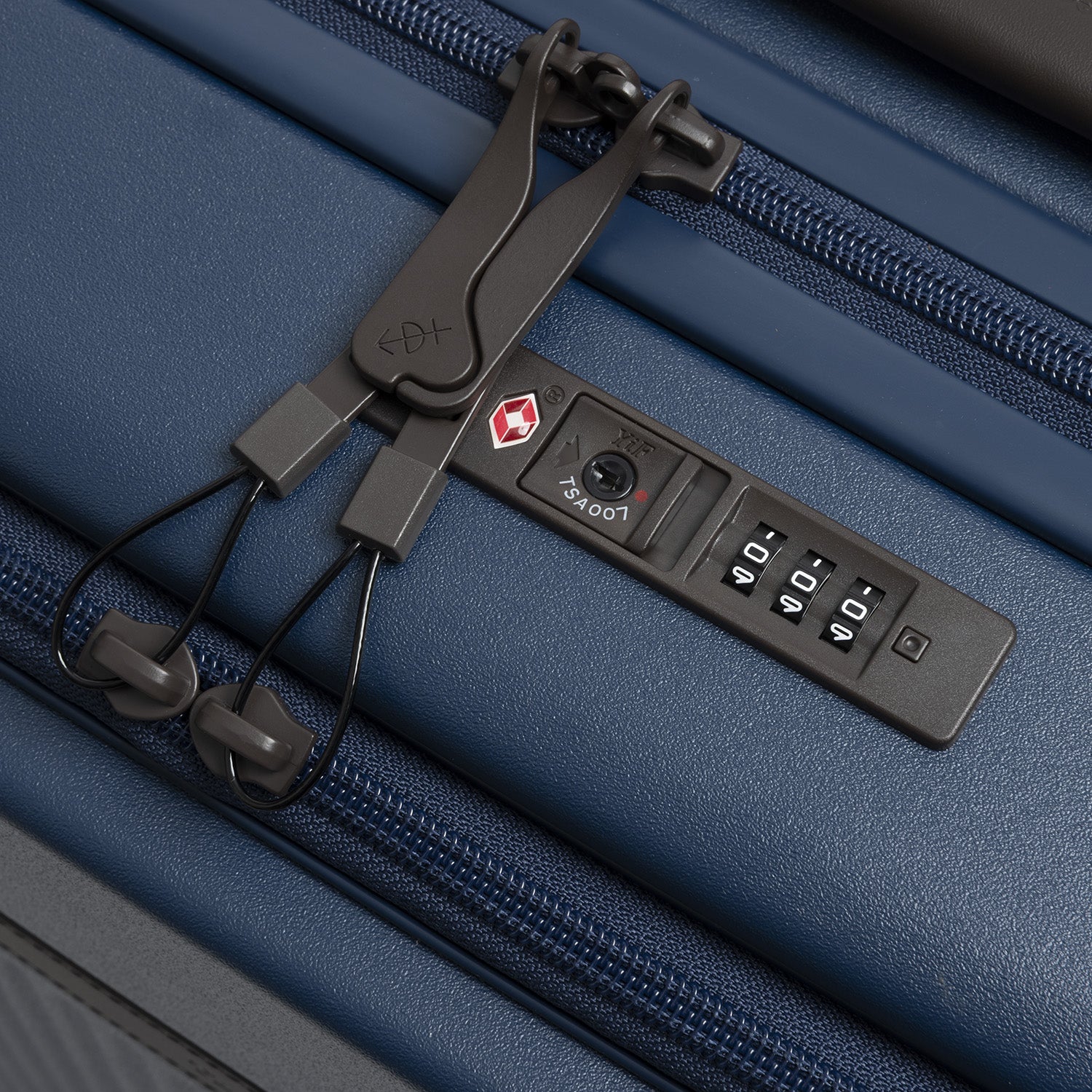 Valise Cabine Poche Frontale Bleu Nordique Zuna