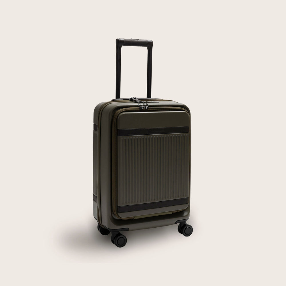 Suitcase Set Front Pocket Shadow Olive Zuna