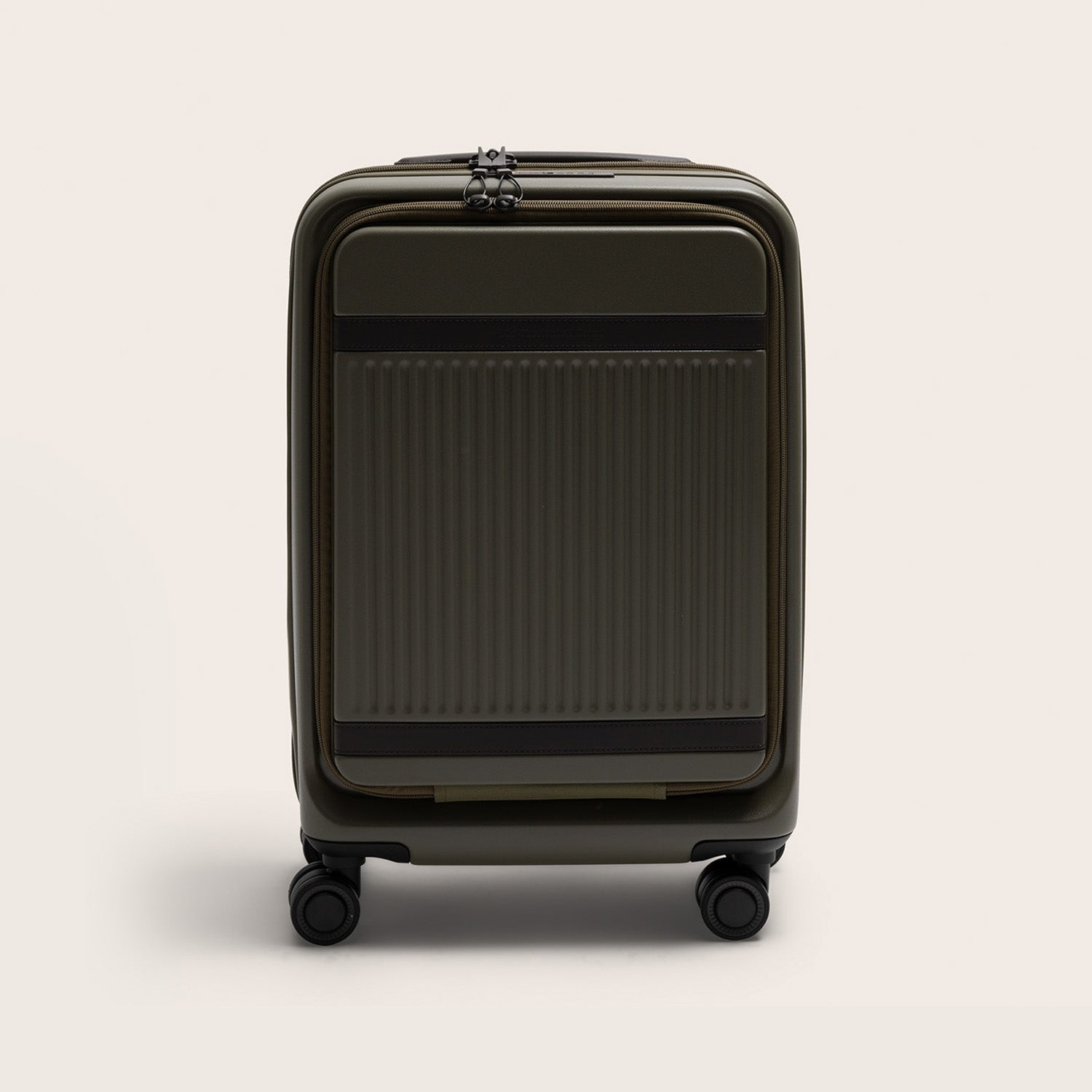 Handgepäck Reisekoffer Vortasche Shadow Olive Zuna