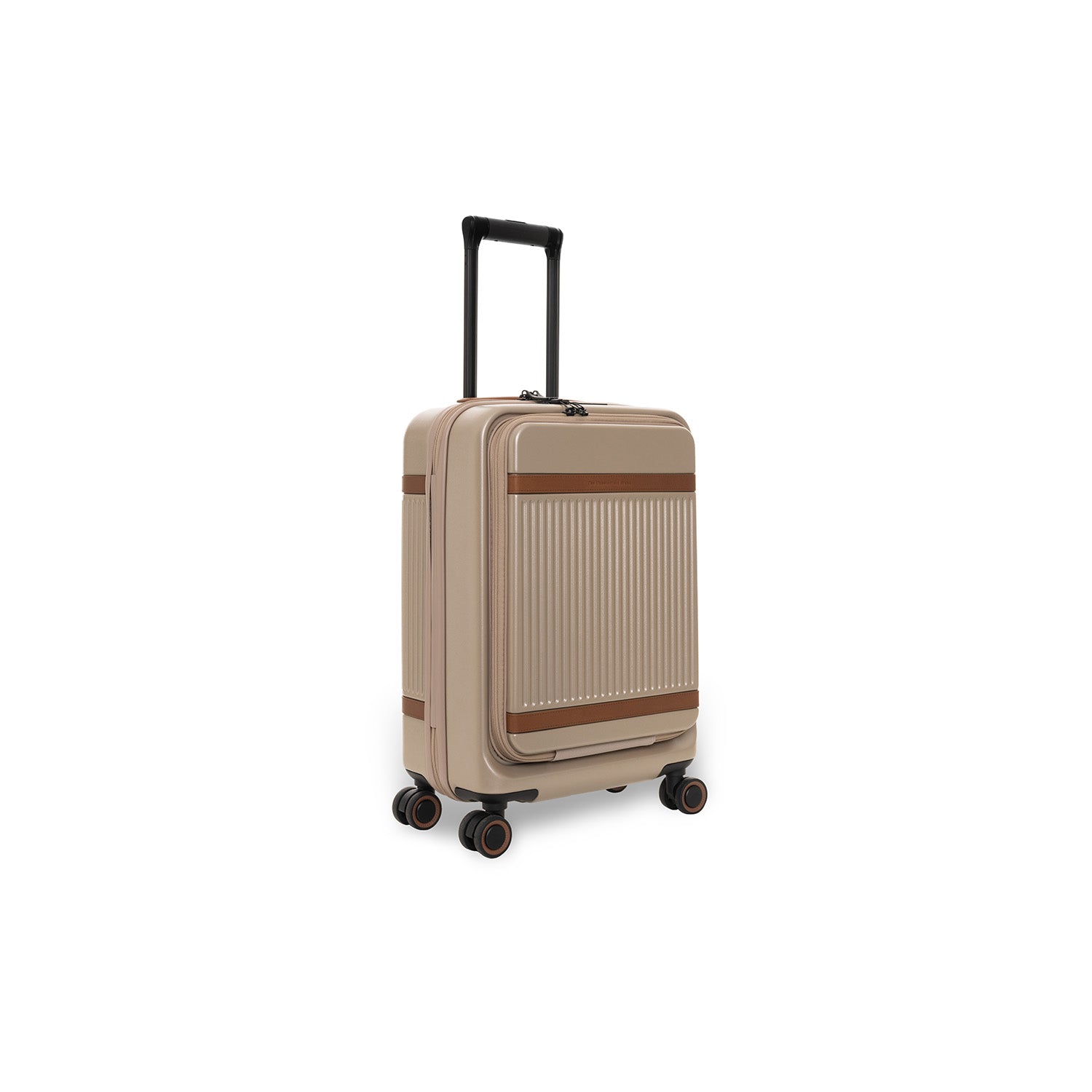 Hand Luggage Suitcase Front Pocket Champagne Zuna