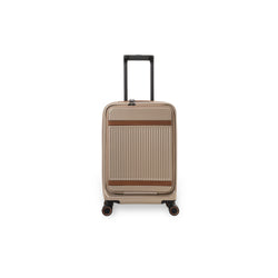 Hand Luggage Suitcase Front Pocket Champagne Zuna