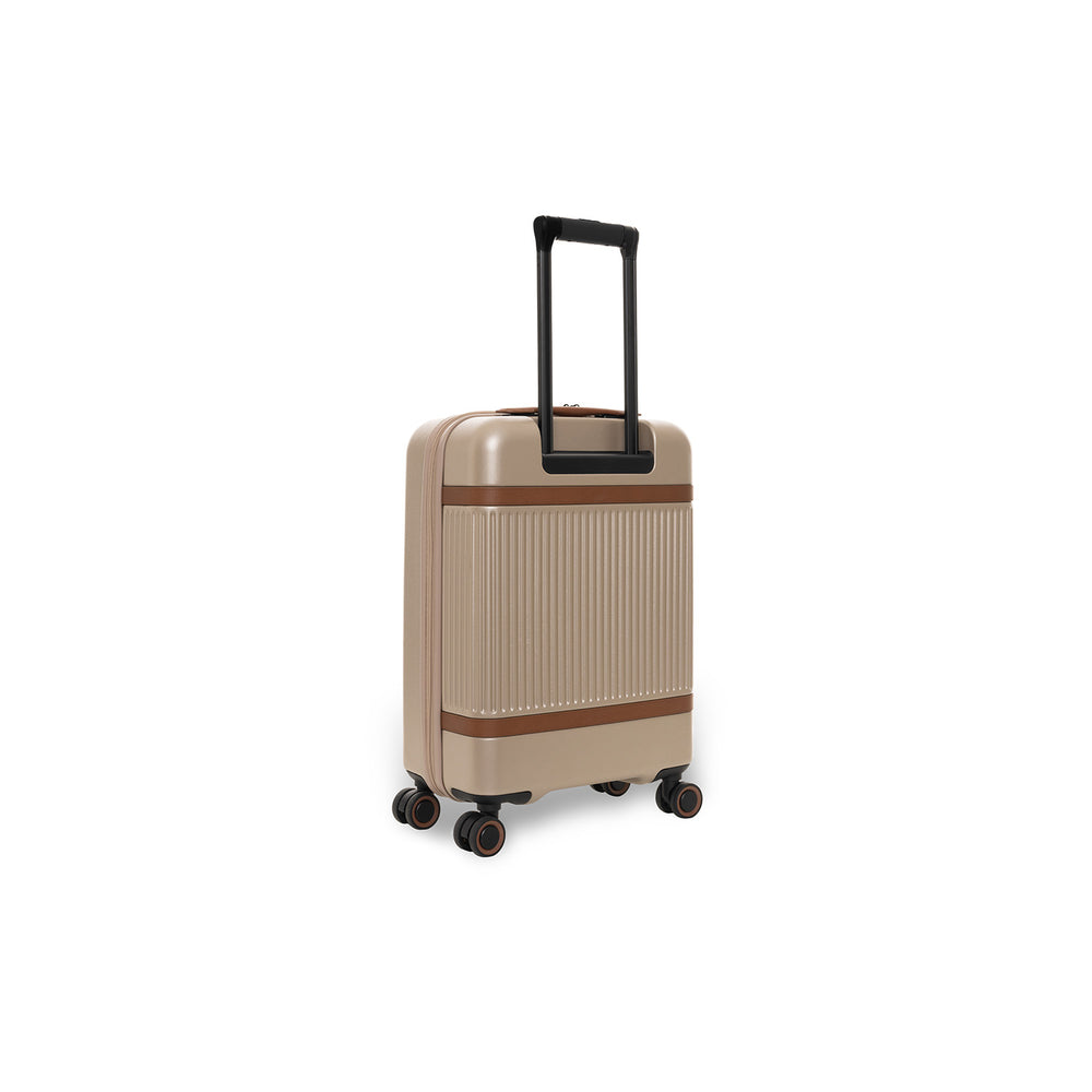 Handgepäck Reisekoffer Vortasche Champagner Zuna