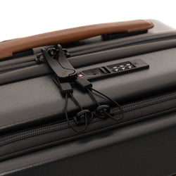 Hand Luggage Suitcase Front Pocket Urban Graphite Zuna