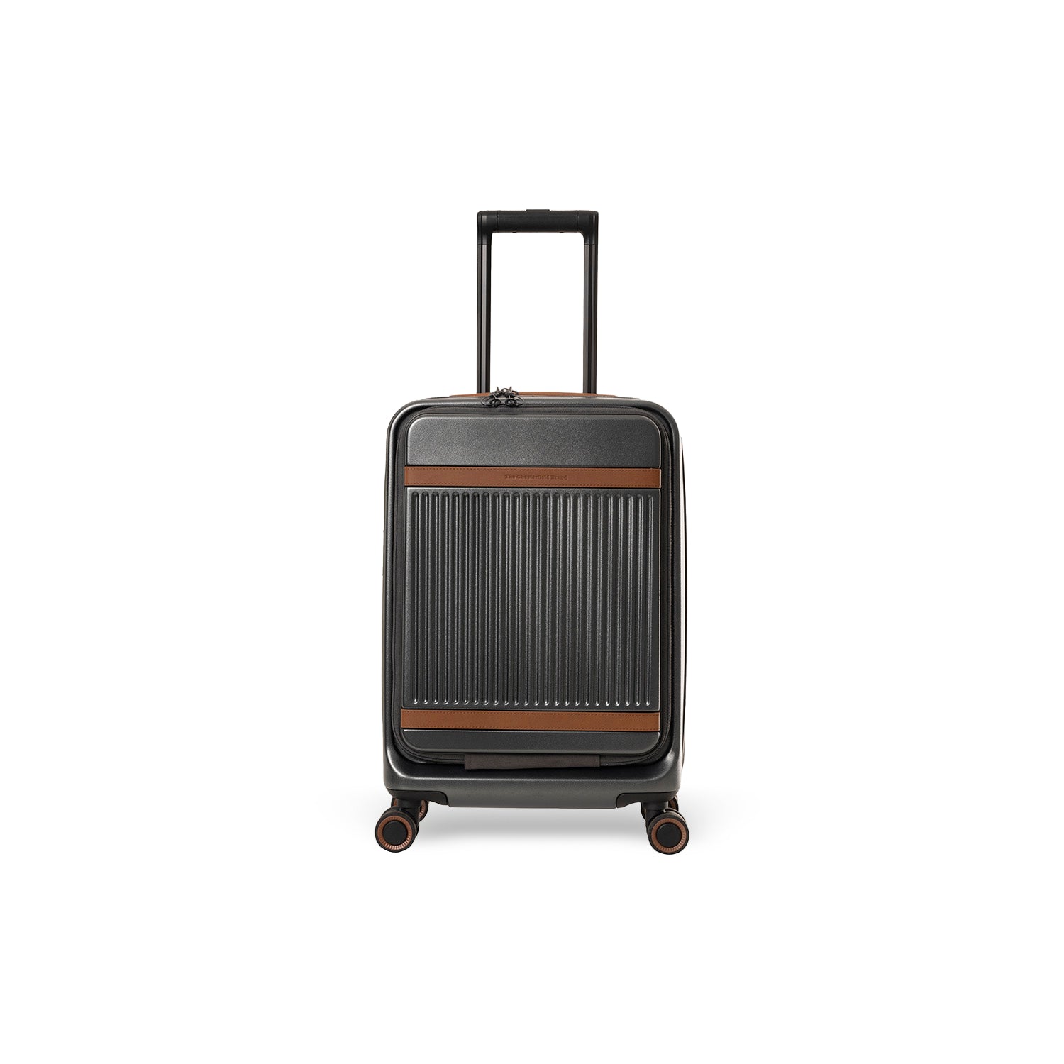 Hand Luggage Suitcase Front Pocket Urban Graphite Zuna