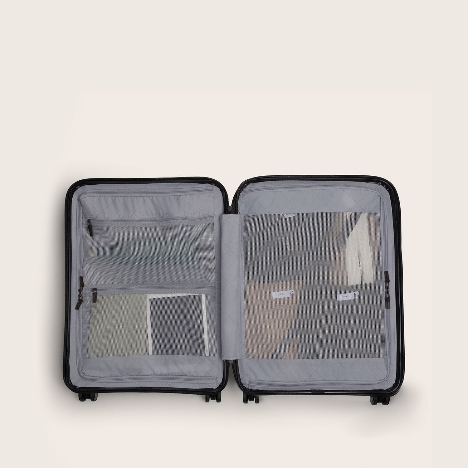 Reisekofferset Onyx Schwarz Zuna