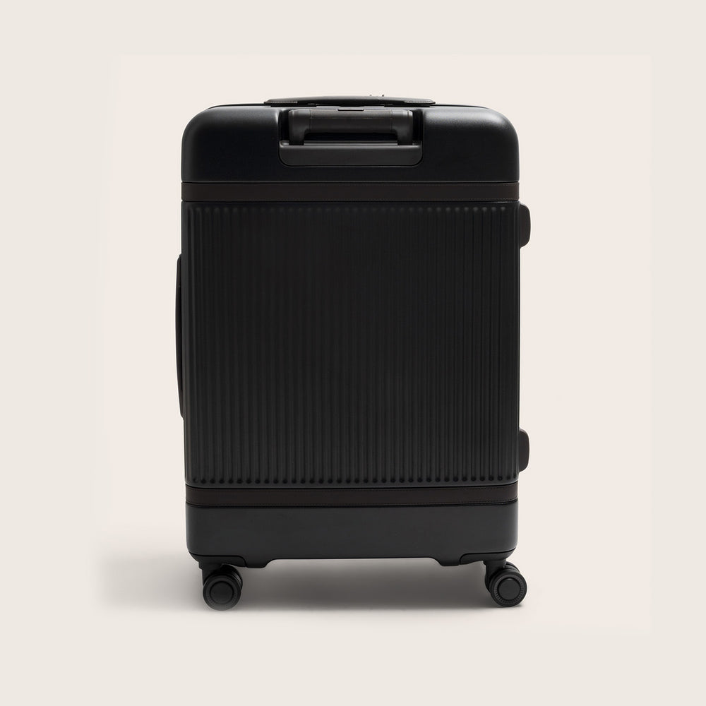 Medium Reisekoffer Onyx Schwarz Zuna, Rückansicht