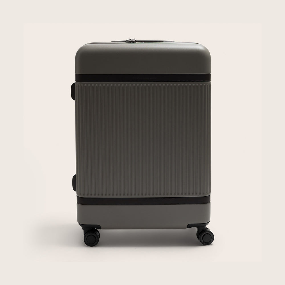 Medium Reisekoffer Stone Taupe Zuna, Vorderansicht