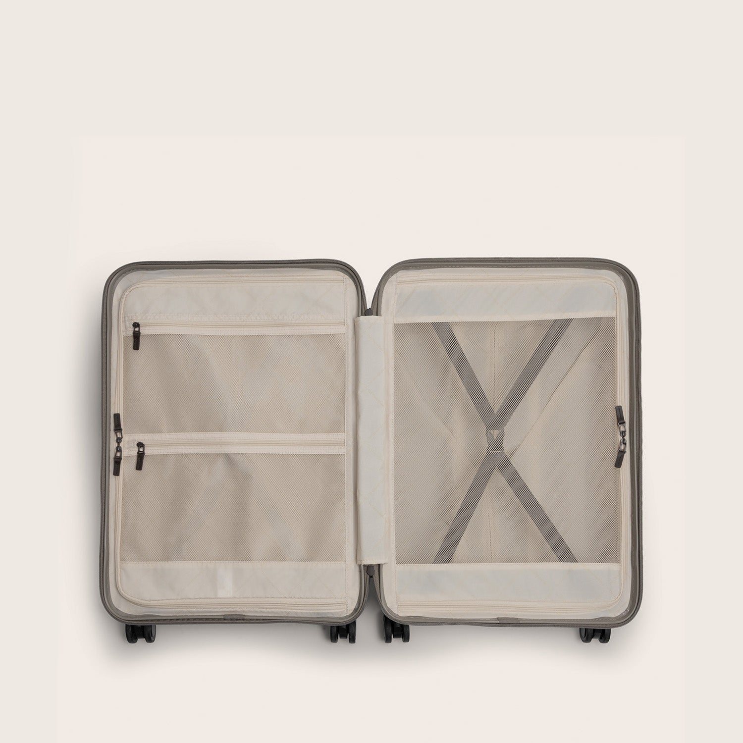 Medium Suitcase Stone Taupe Zuna