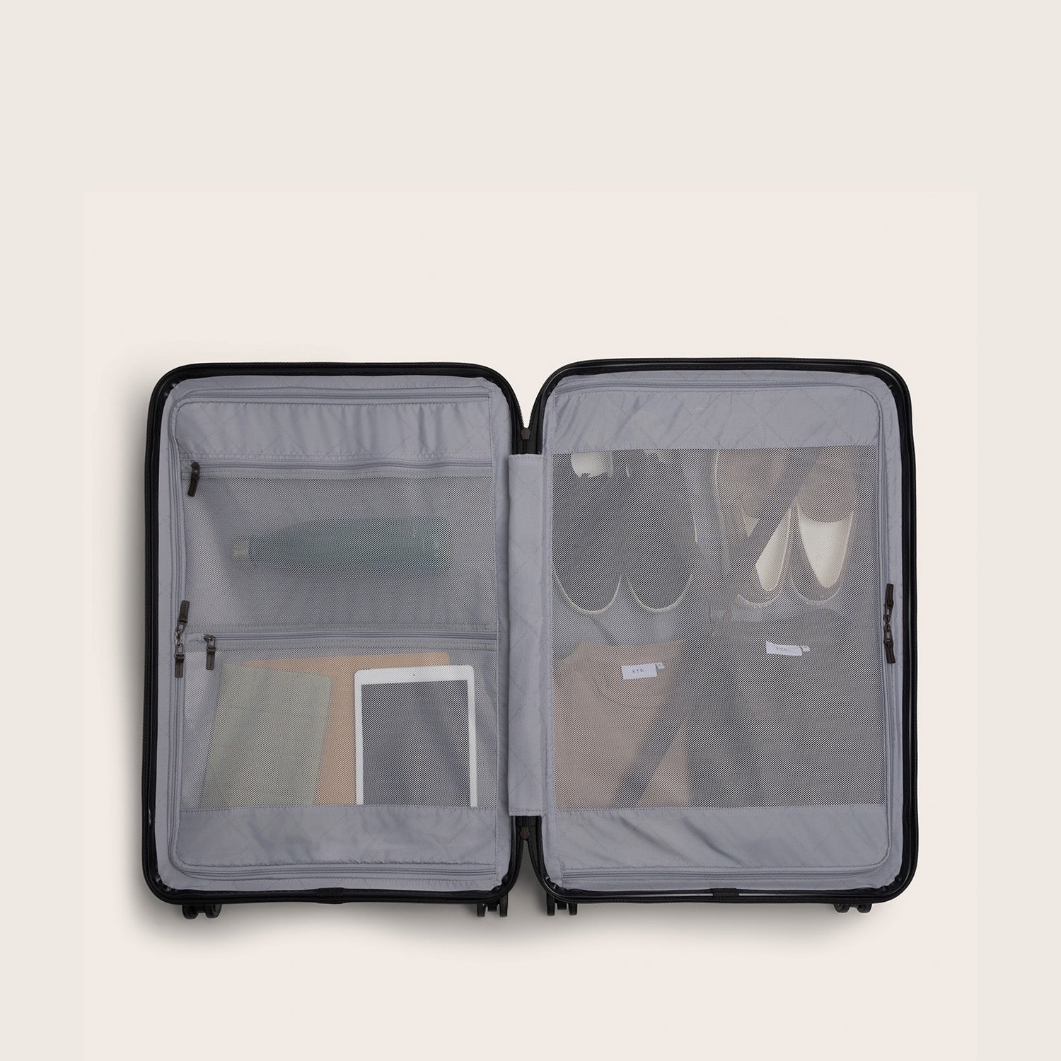 Reisekofferset Onyx Schwarz Zuna
