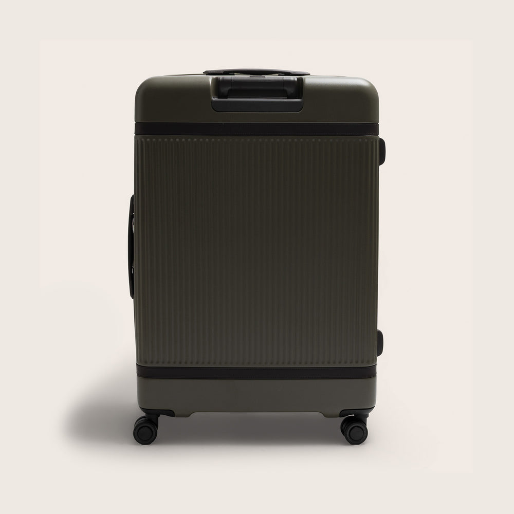 Reisekoffer Groß Shadow Olive Zuna, Rückansicht