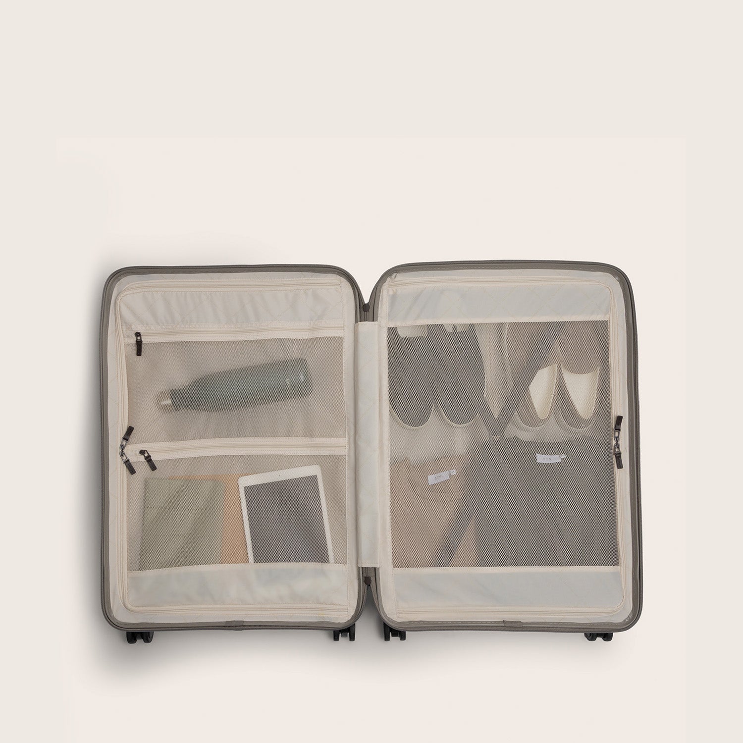 Large Suitcase Stone Taupe Zuna