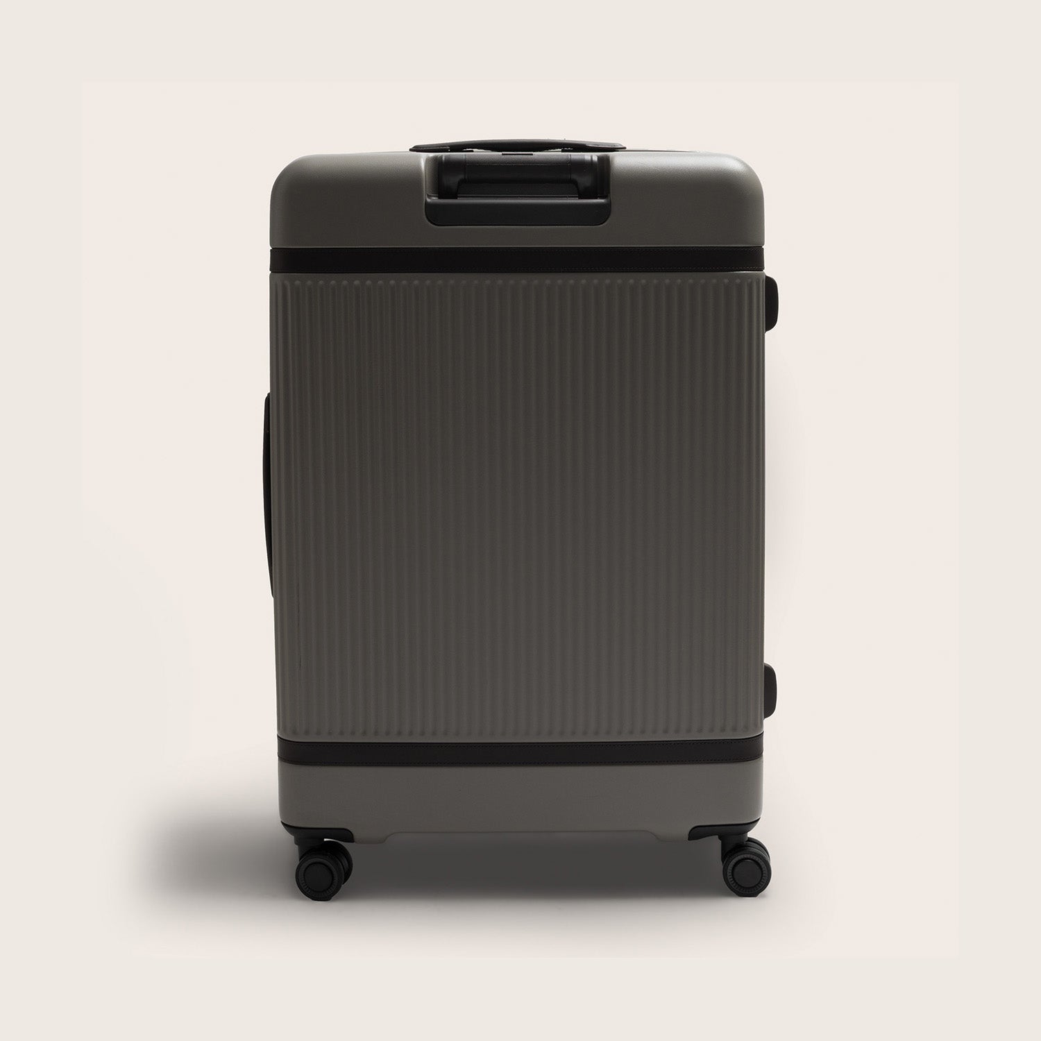 Suitcase Set Front Pocket Stone Taupe Zuna