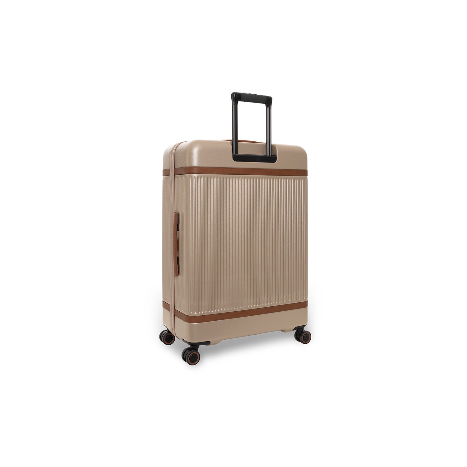 Zuna Large Polycarbonate Suitcase Champagne | The Chesterfield Brand