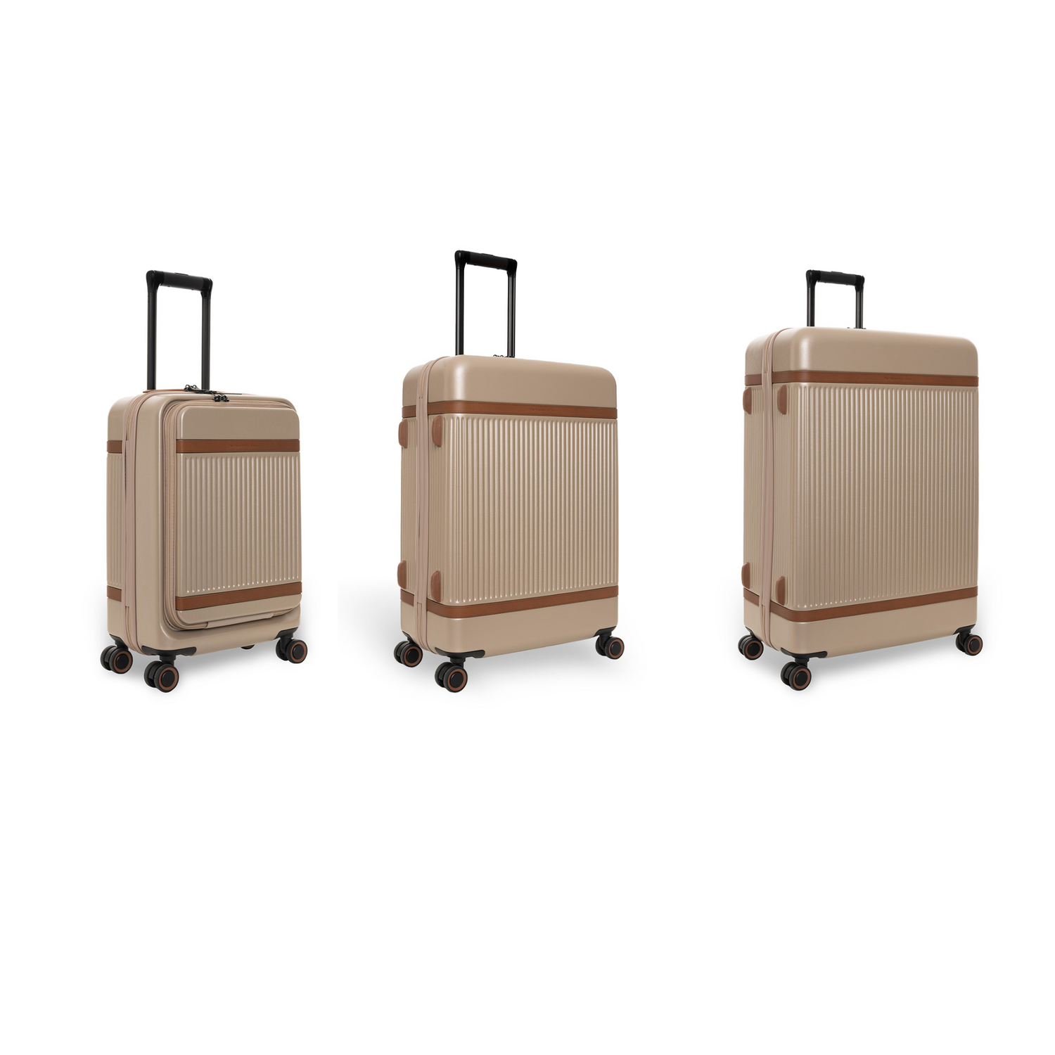 Luxe Koffer Set Zuna Champagne | The Chesterfield Brand Luxe Koffer Set Zuna Champagne | The Chesterfield Brand