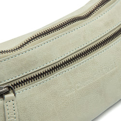 Sac Banane en Cuir Vert Océan Severo