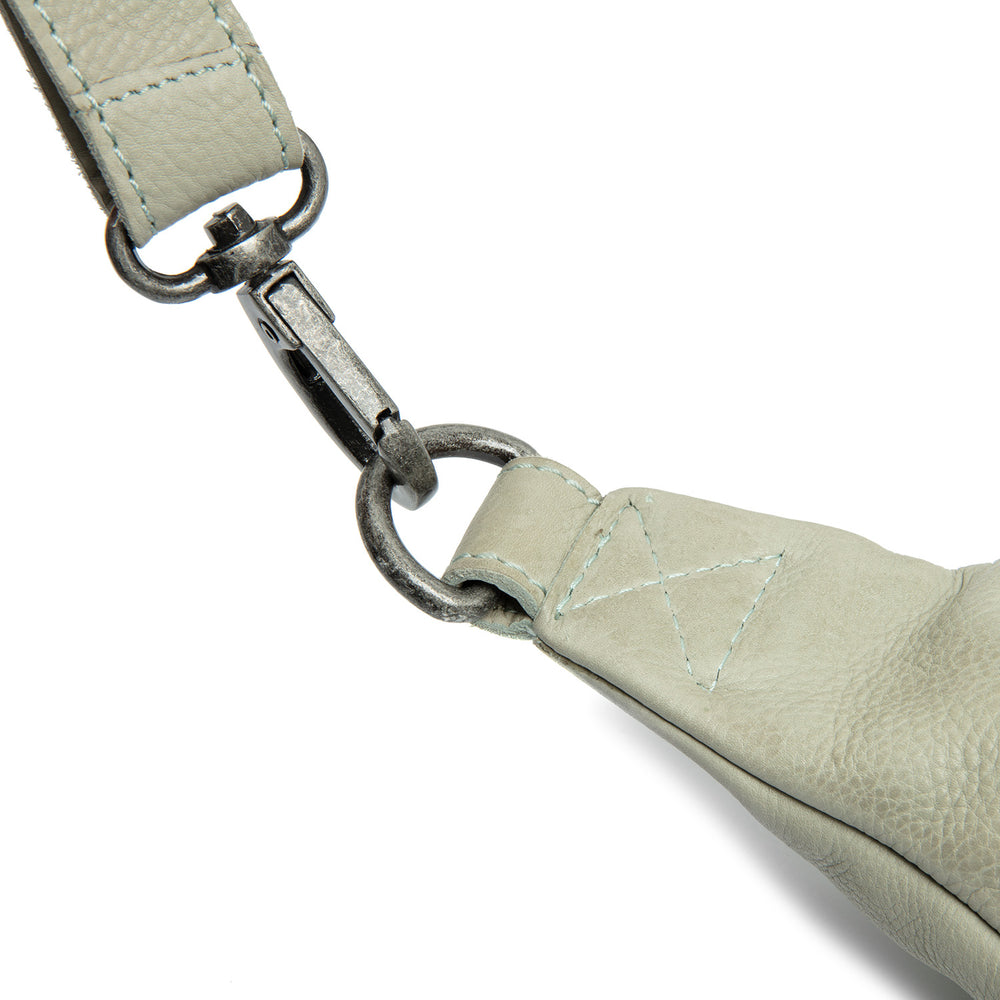 Leather Belt Bag Ocean Green Severo