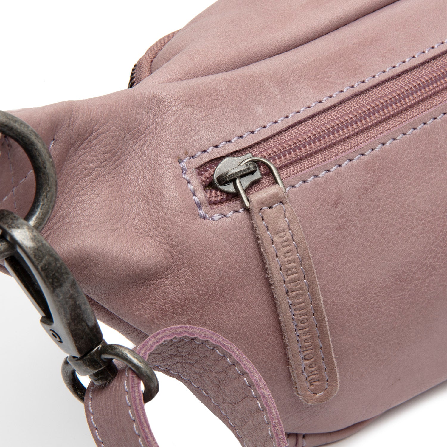 Sac Banane en Cuir Lilas Lavande Severo